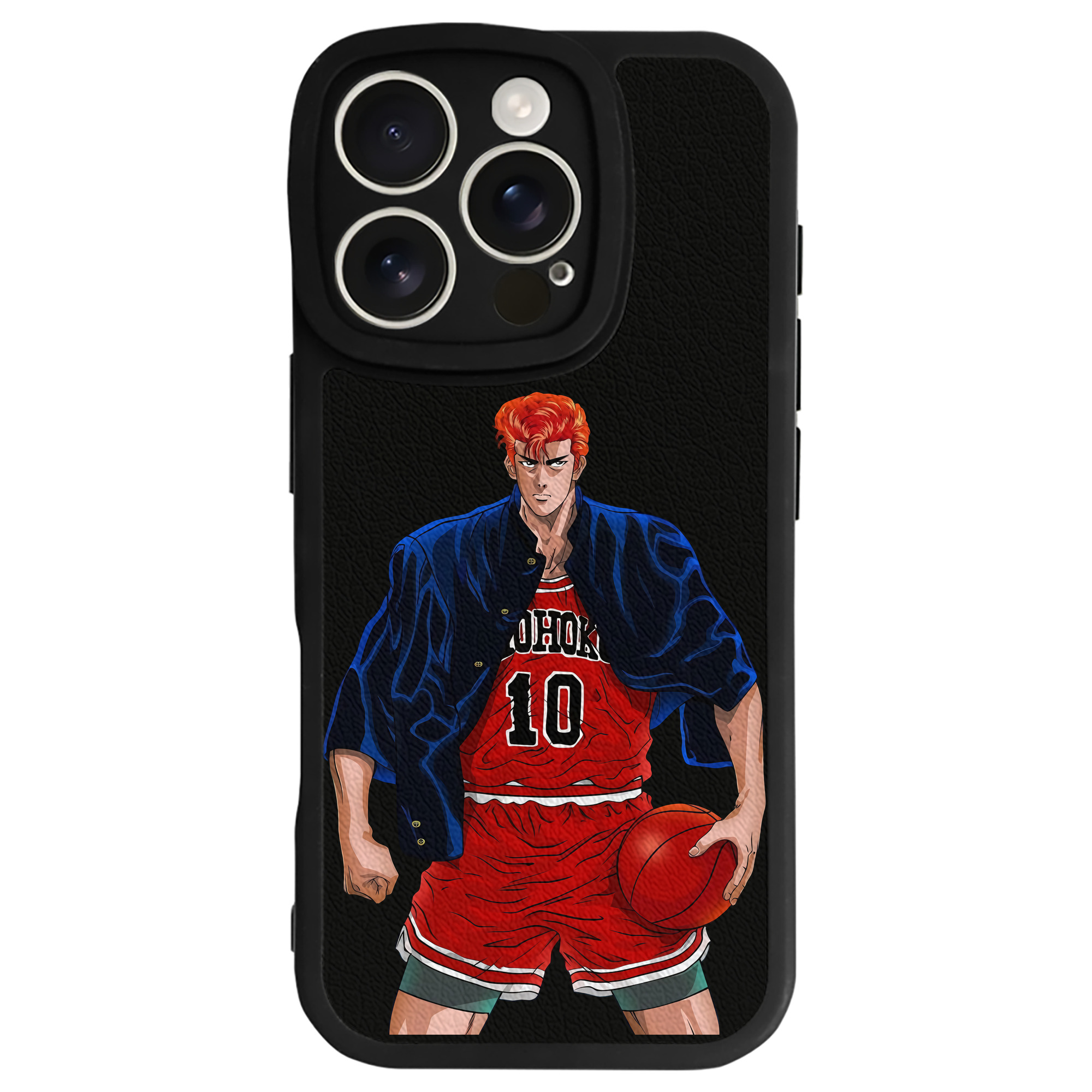 （画像用） SLAM DUNK／スラムダンク 【iPhone 16シリーズ対応】シリコンスマホケース（レザー調） 材質：シリコン